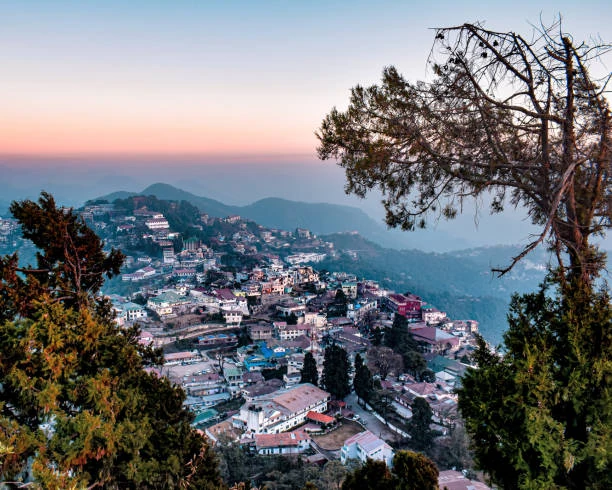 Mussoorie hill station landscape